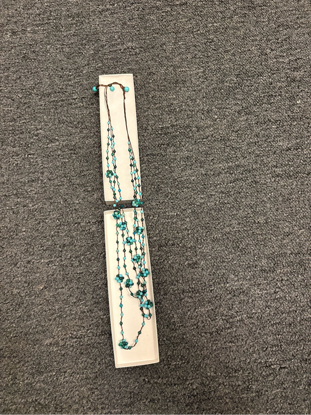 Layered Turquoise Bead Necklace - Multi-Strand Women’s Jewelry